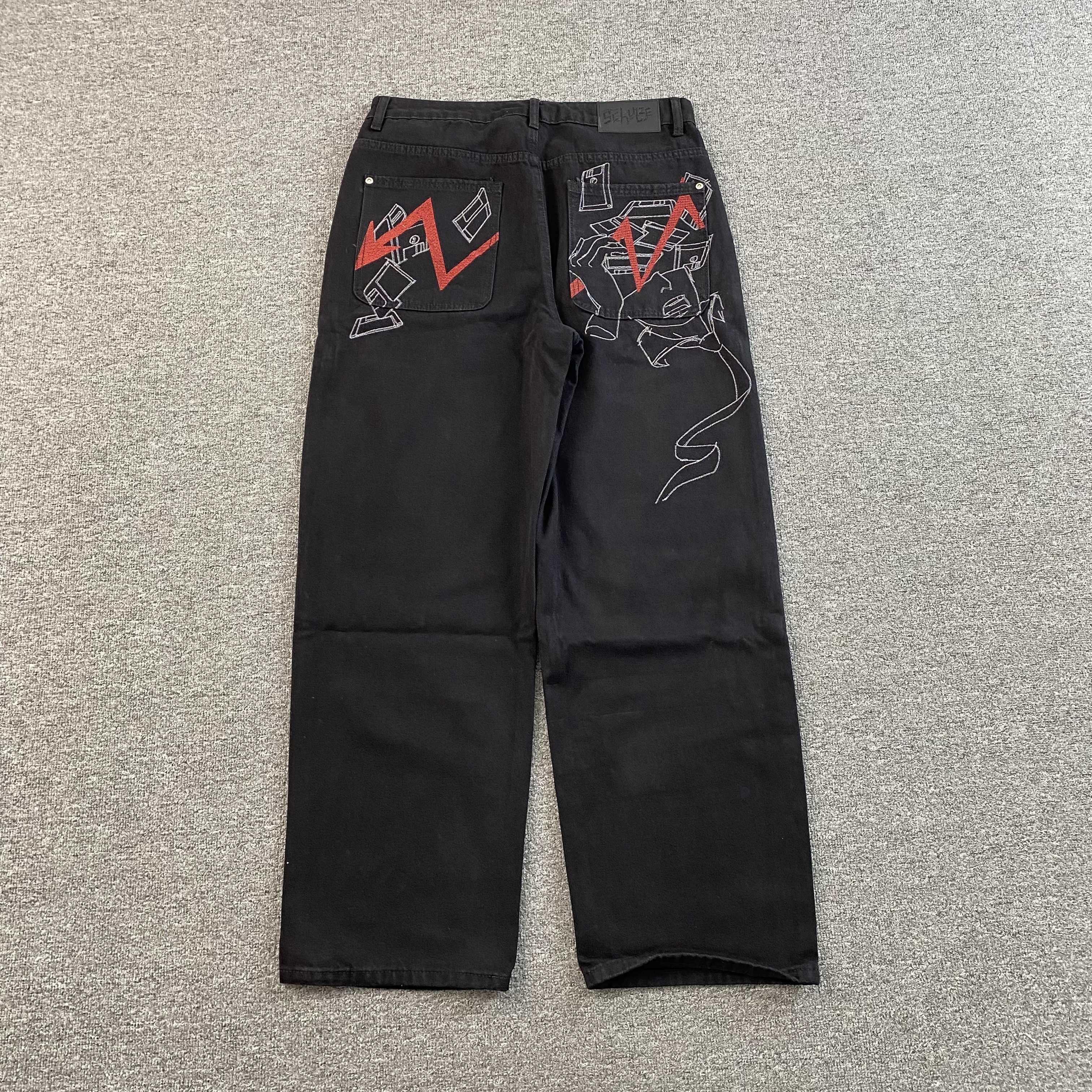 DERSCHUTZE WALLSTREET BAGGY JEANS - PASTFRWRD