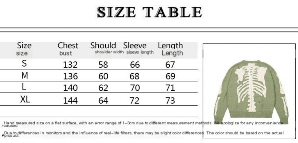 Kapital Kountry Skeleton Sweater with faded wash, ribbed crewneck, and short sleeves in heavyweight cotton