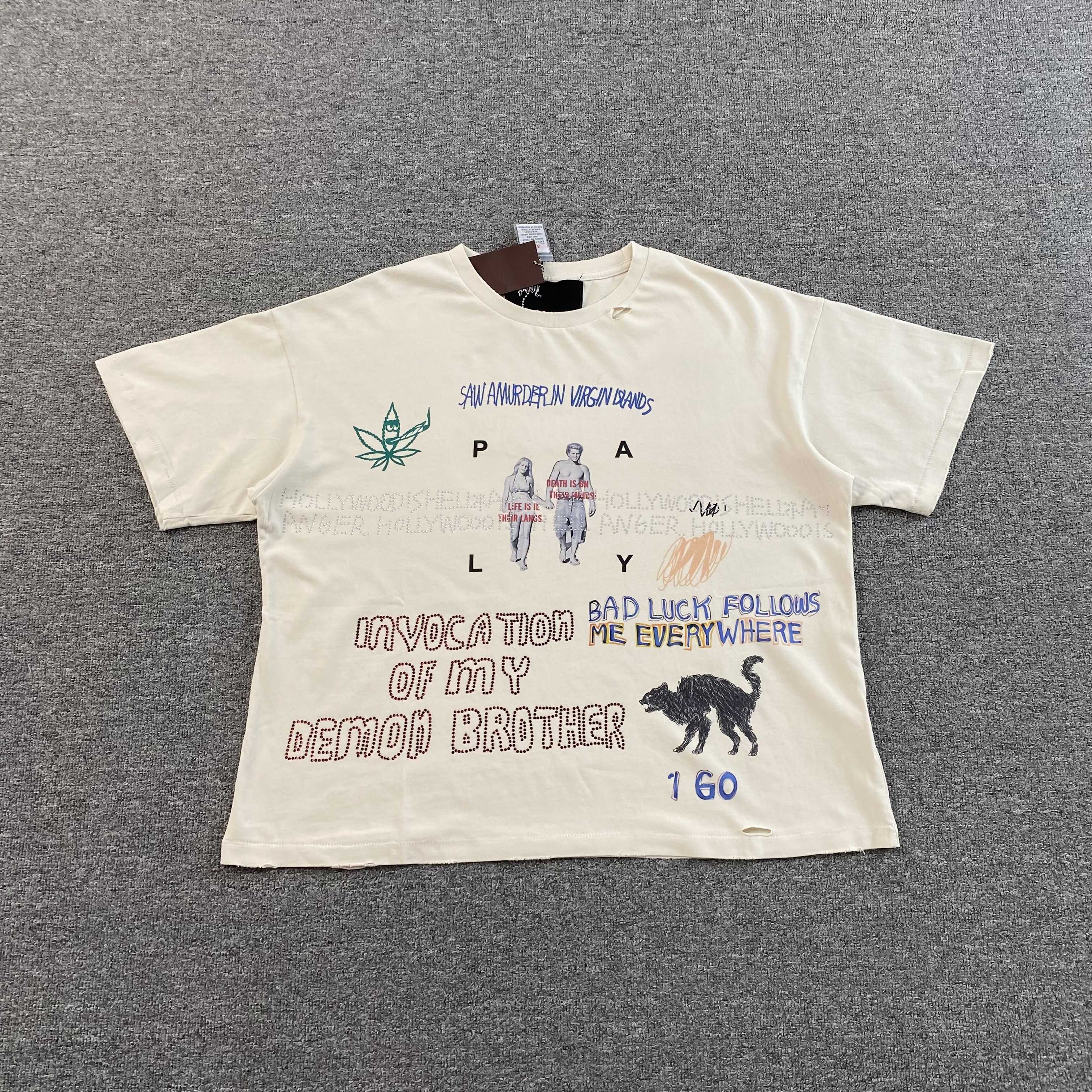 PALY HOLLYWOOD BAD LUCK T SHIRT - PASTFRWRD