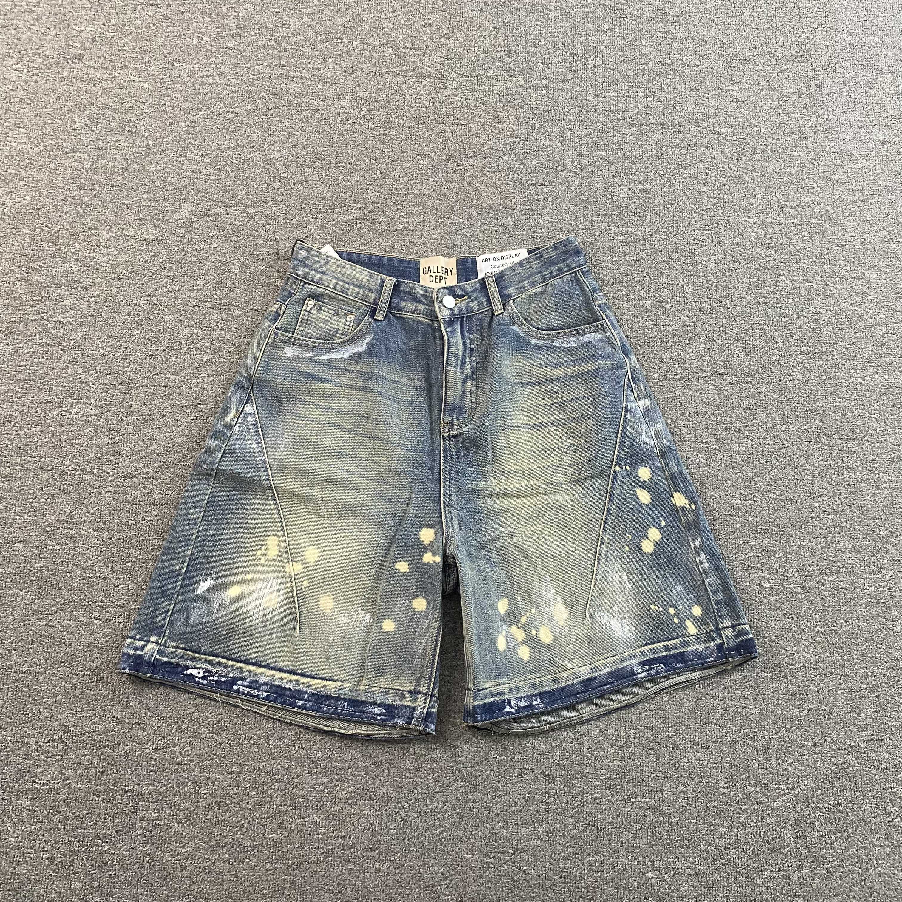 GALLERY DEPT. BLEACH SPLATTER SHORTS - PASTFRWRD