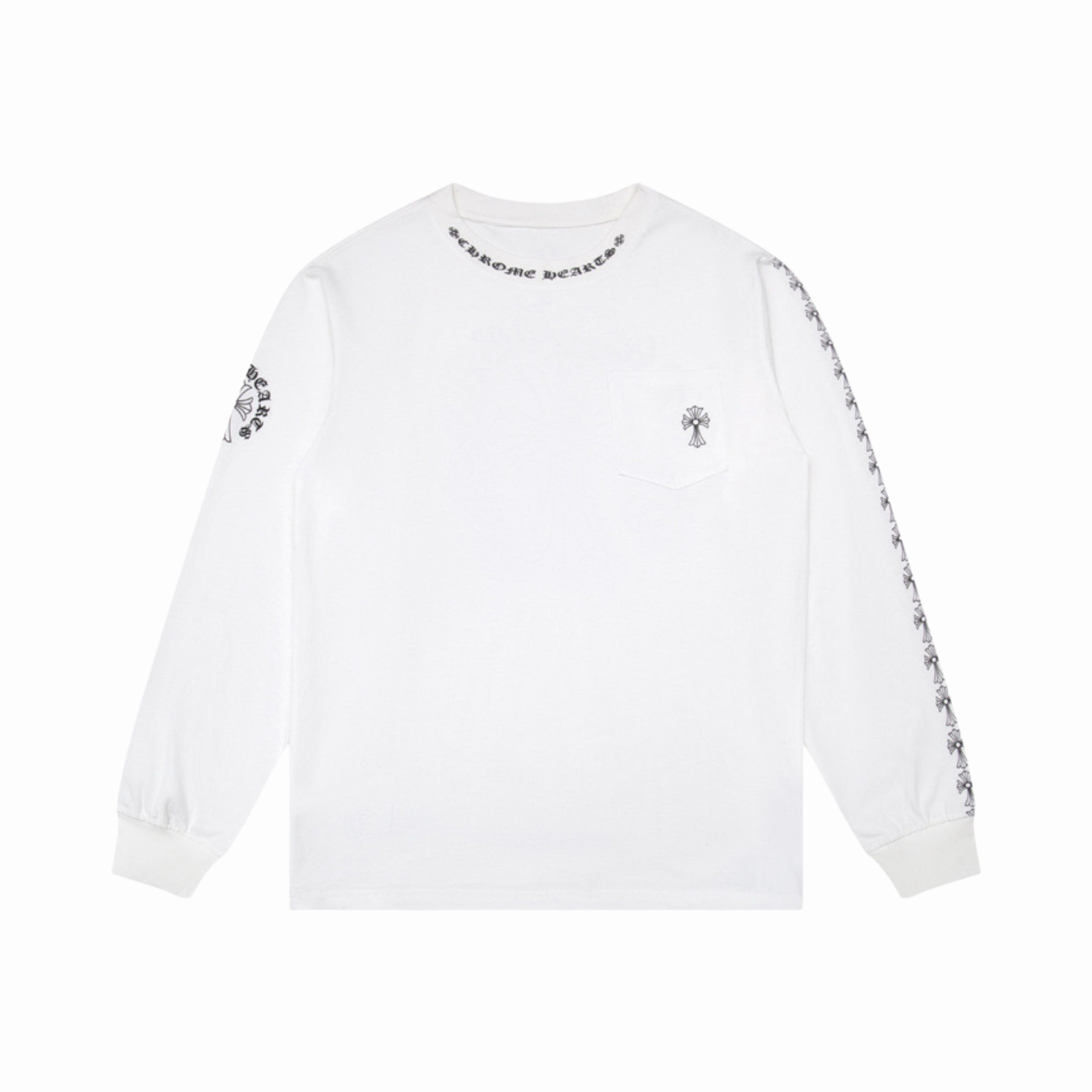 CHROME HEARTS CROSS LOGO L/S T-SHIRT - PASTFRWRD