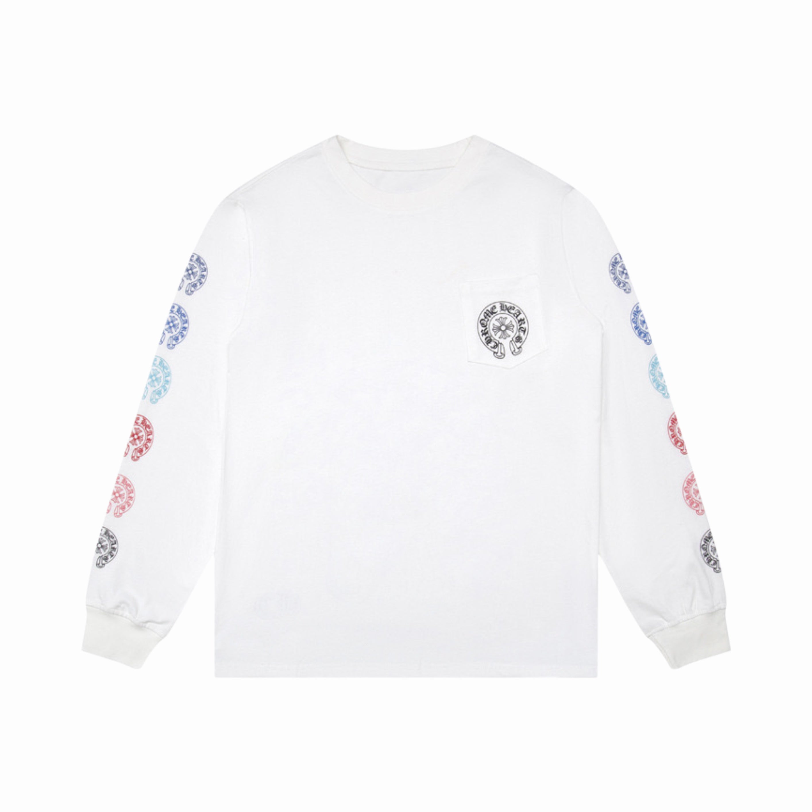 CHROME HEARTS MULTICOLOUR HORSESHOE L/S T-SHIRT - PASTFRWRD