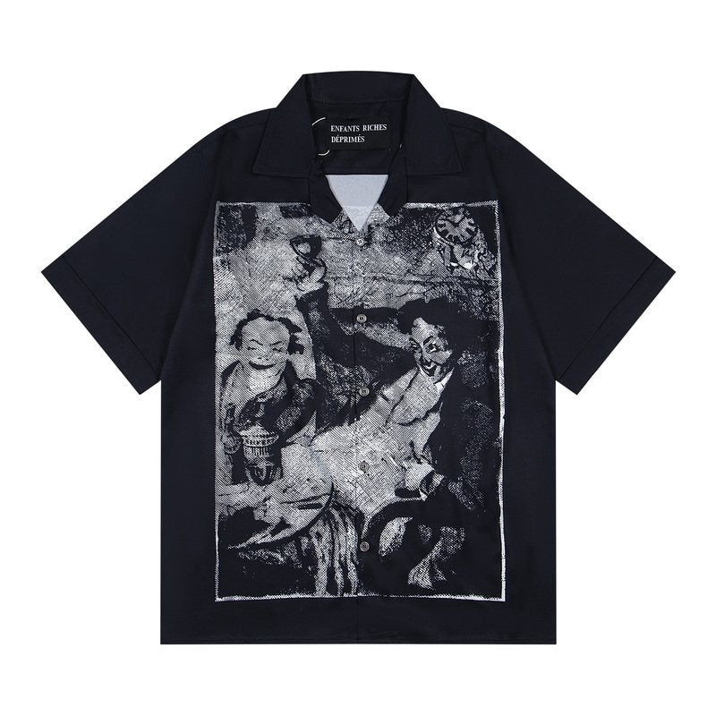 enfant riches deprimes night/mourning shirt sleeve shirt - PASTFRWRD