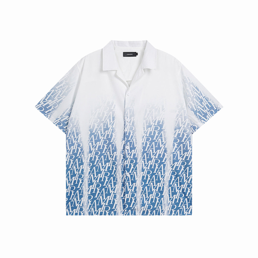 AMIRI LOGO PRINTED GRADIENT SHIRT - PASTFRWRD