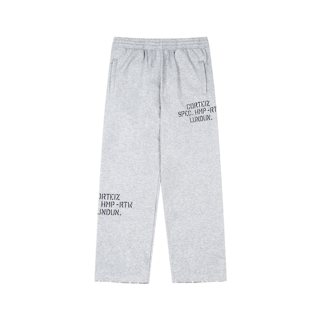 CORTEIZ OPEN HMP STENCIL OPEN LEG SWEATPANTS - PASTFRWRD