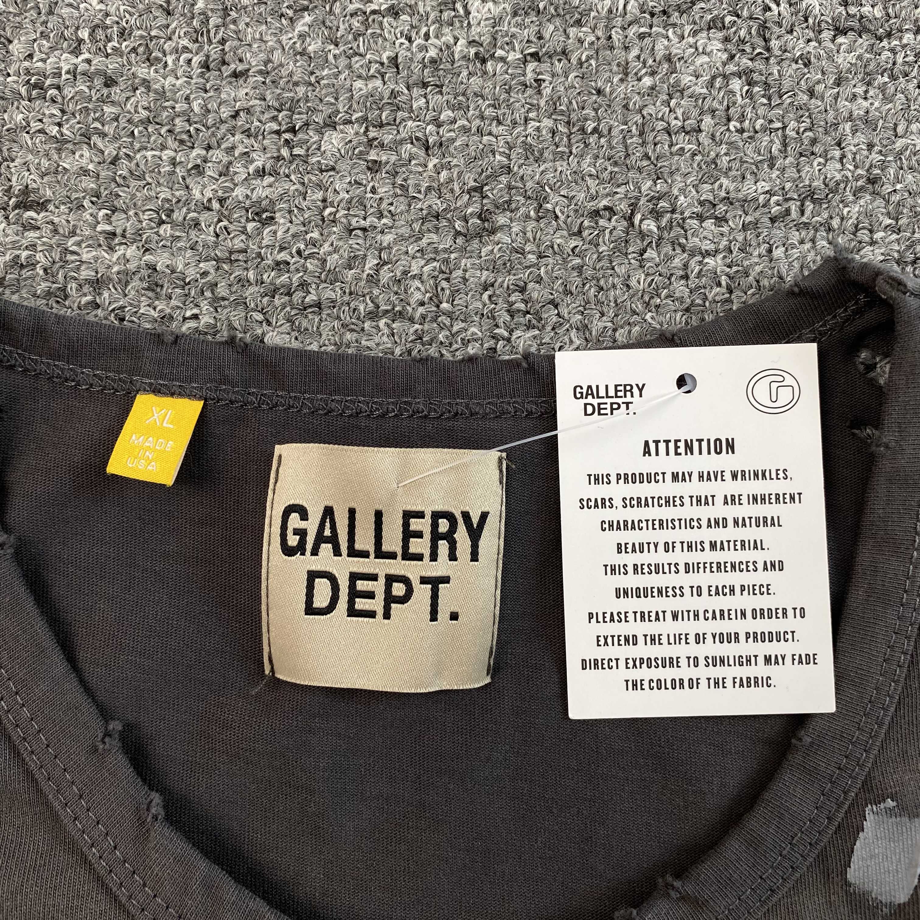 GALLERY DEPT SUN FADED TANK TOP - PASTFRWRD