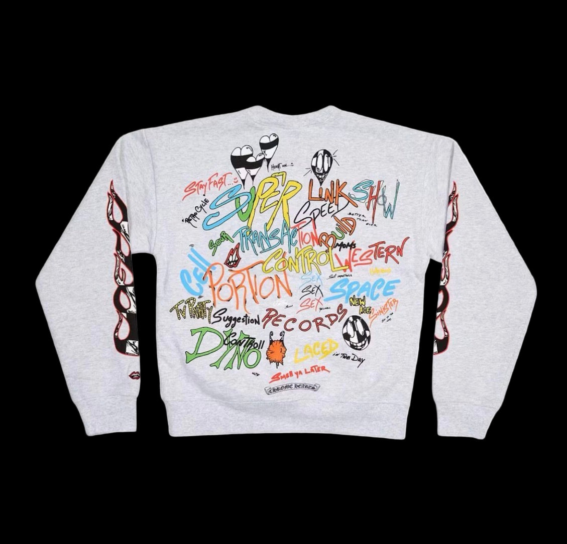 Chrome Hearts Matty Boy Brain Crewneck PASTFRWRD