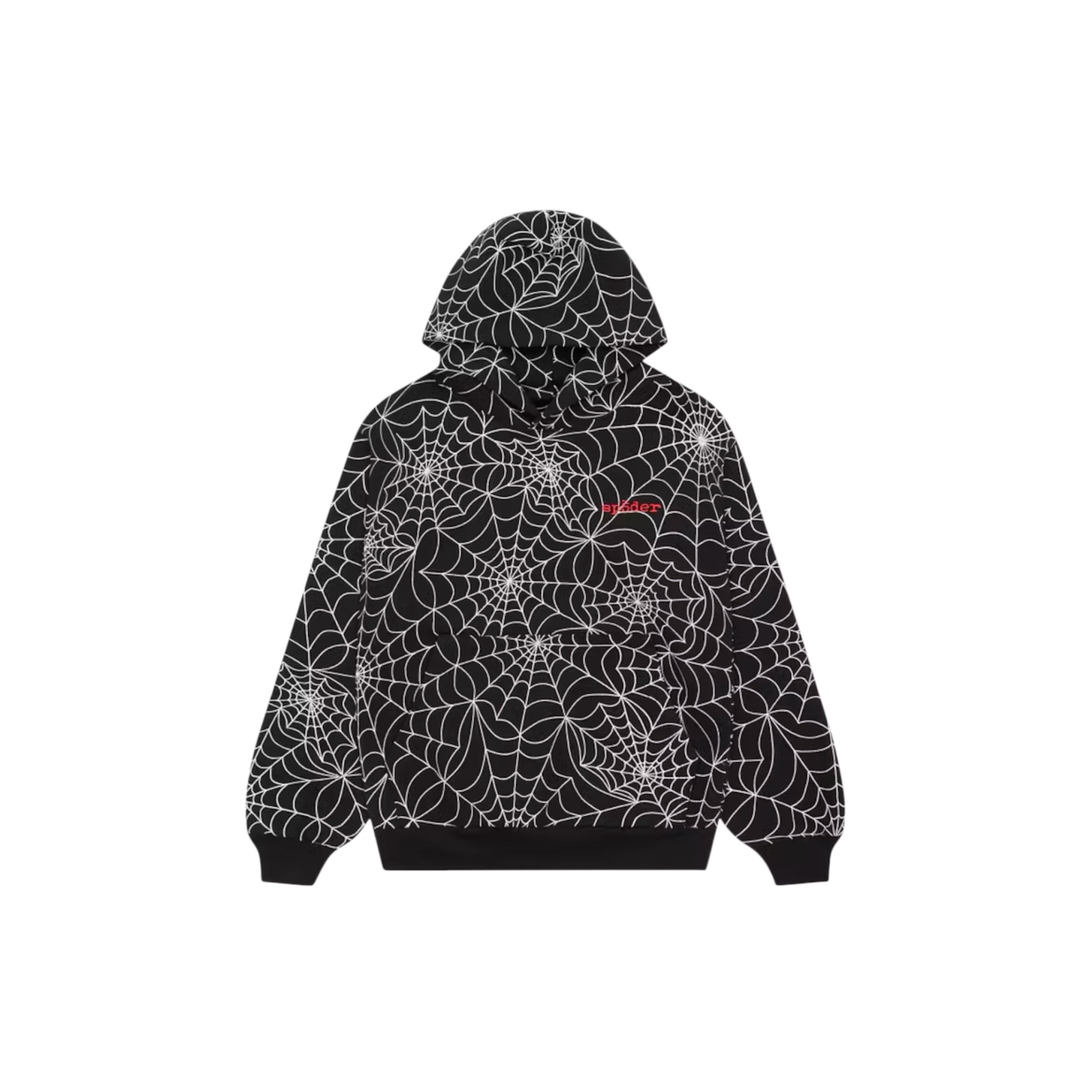 SP5DER EMBROIDERY AOP HOODIE - PASTFRWRD