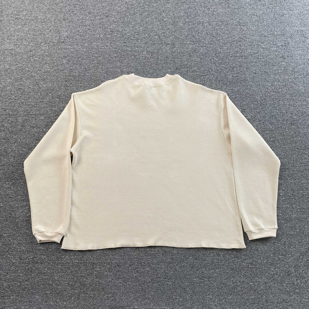 SKYLRK COACHELLA ITS NOT CLOCKING TO YOU CREWNECK THERMAL T SHIRT - PASTFRWRD