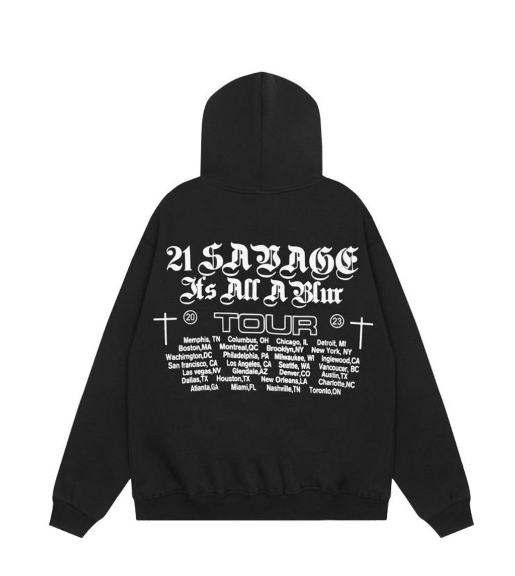 21 Savage X Drake Its all a blur exclusive tour merch - PASTFRWRD