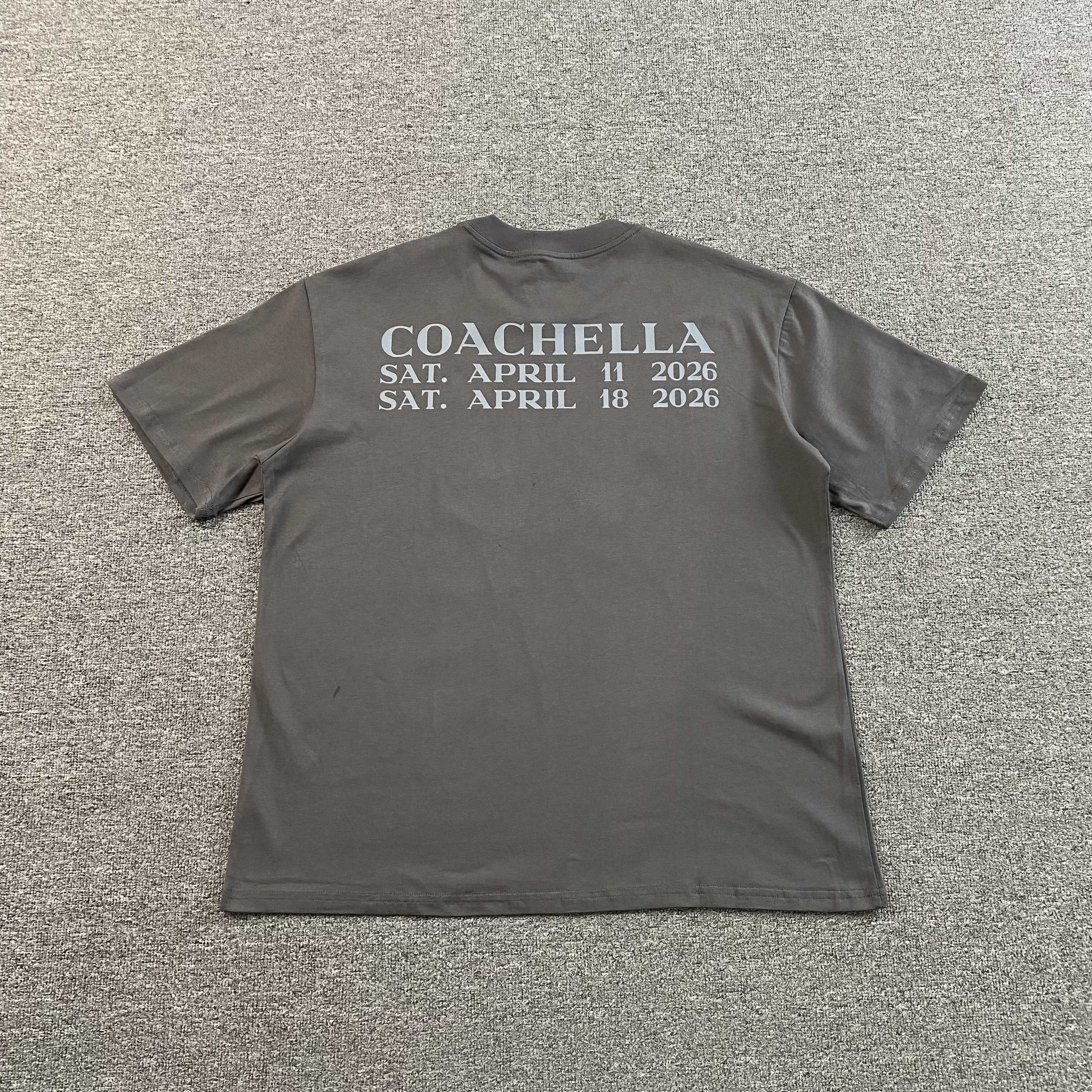 SKYLRK JUSTIN BEIBER COACHELLA 2026 GRAPHIC T SHIRT - PASTFRWRD