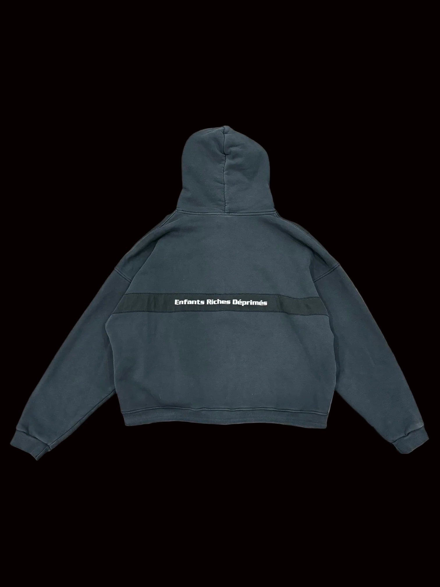 Zip-up sweatshirt in heavyweight cotton with "Rhude Roadway Racing" graphic and ribbed crewneck.