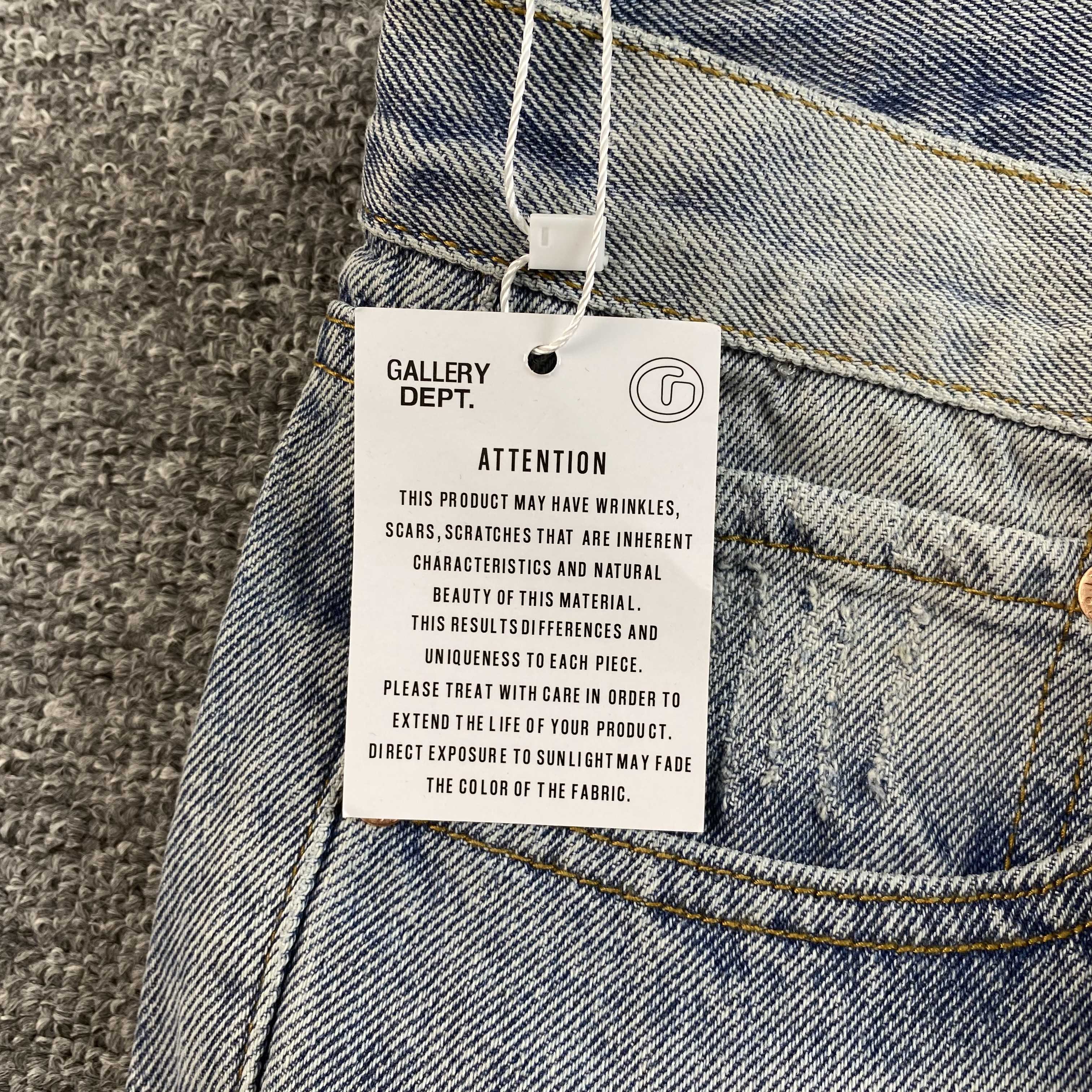 GALLERY DEPT. RHINESTONE FLARED DENIMS - PASTFRWRD