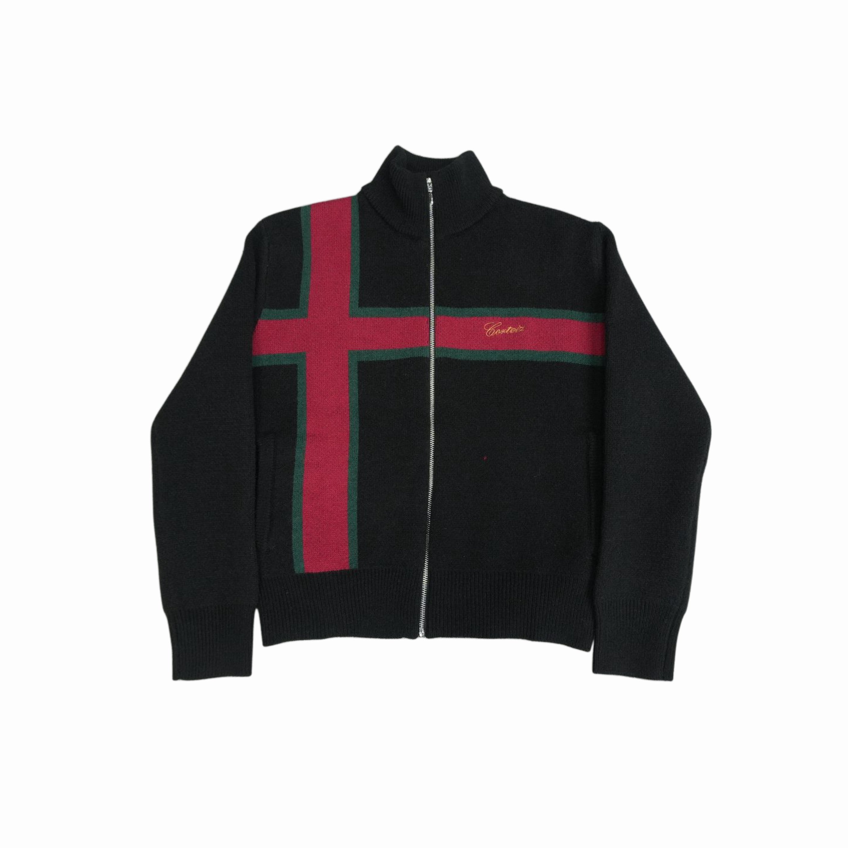CORTEIZ LUX KNIT ZIP UP TOP - PASTFRWRD