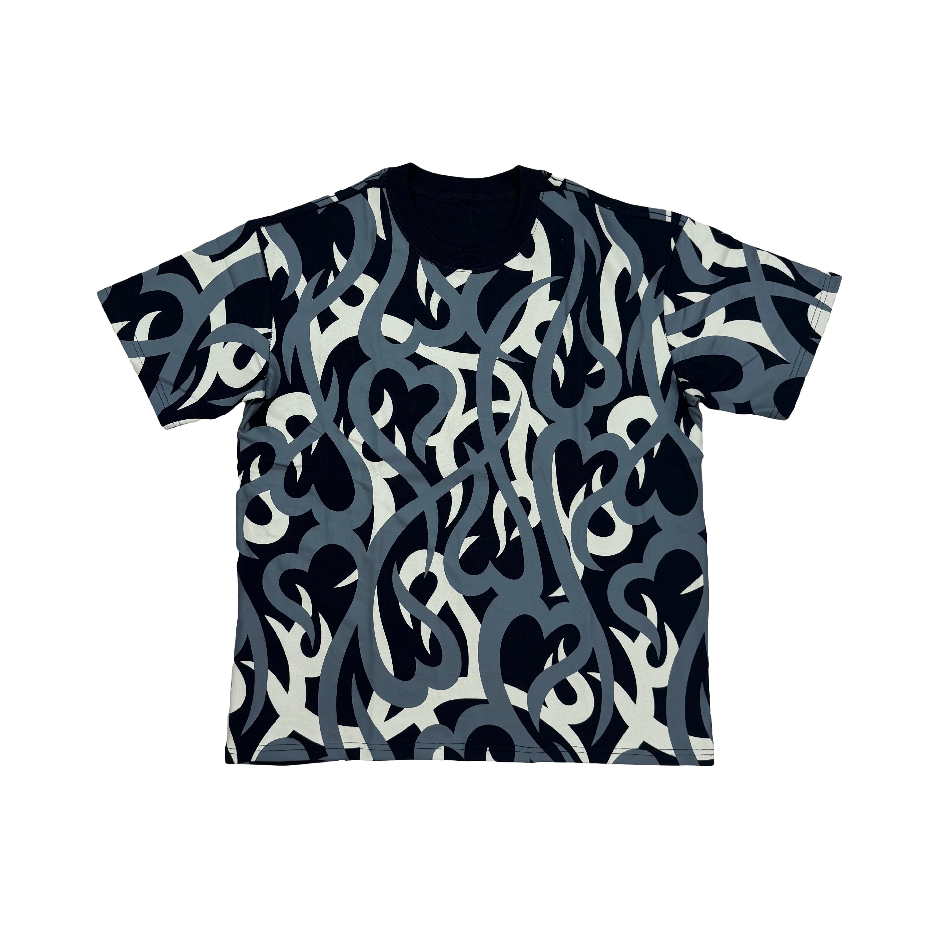 Number (N)ine AW04 Tribal Heart
Camo Tee Thorn Camouflage Short Sleeve - PASTFRWRD