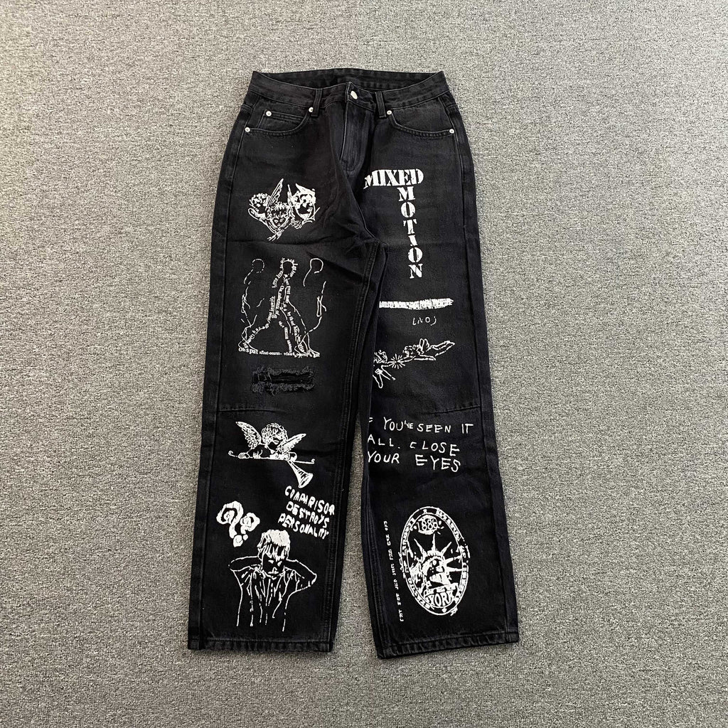 MIXED EMOTIONS CANVAS DENIMS - PASTFRWRD