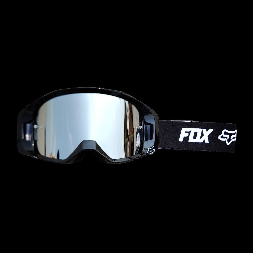 Fox Racing goggles with lightweight frame, anti-fog lens, and adjustable strap for secure fit