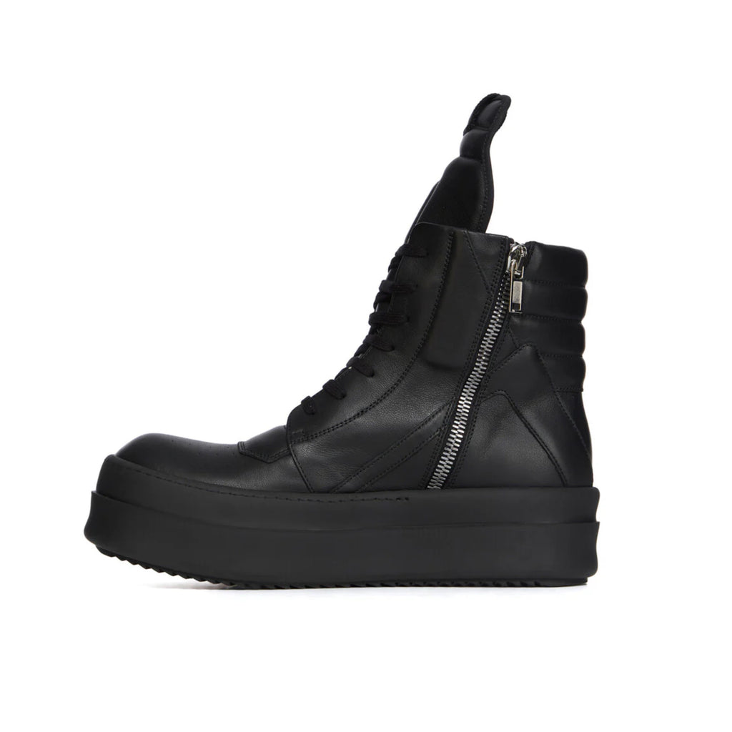 RICK OWENS MEGA BUMPER GEOBASKETS BLACK - PASTFRWRD