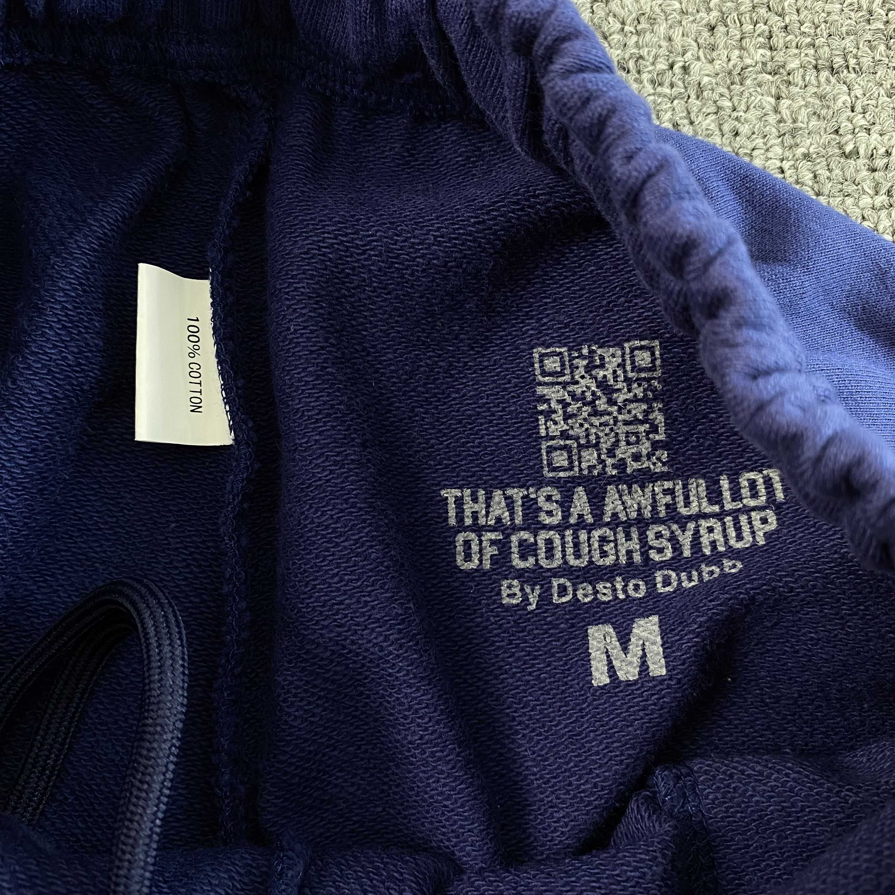 ALOCS NAVY BLUE CLASSIC SWEATPANTS - PASTFRWRD