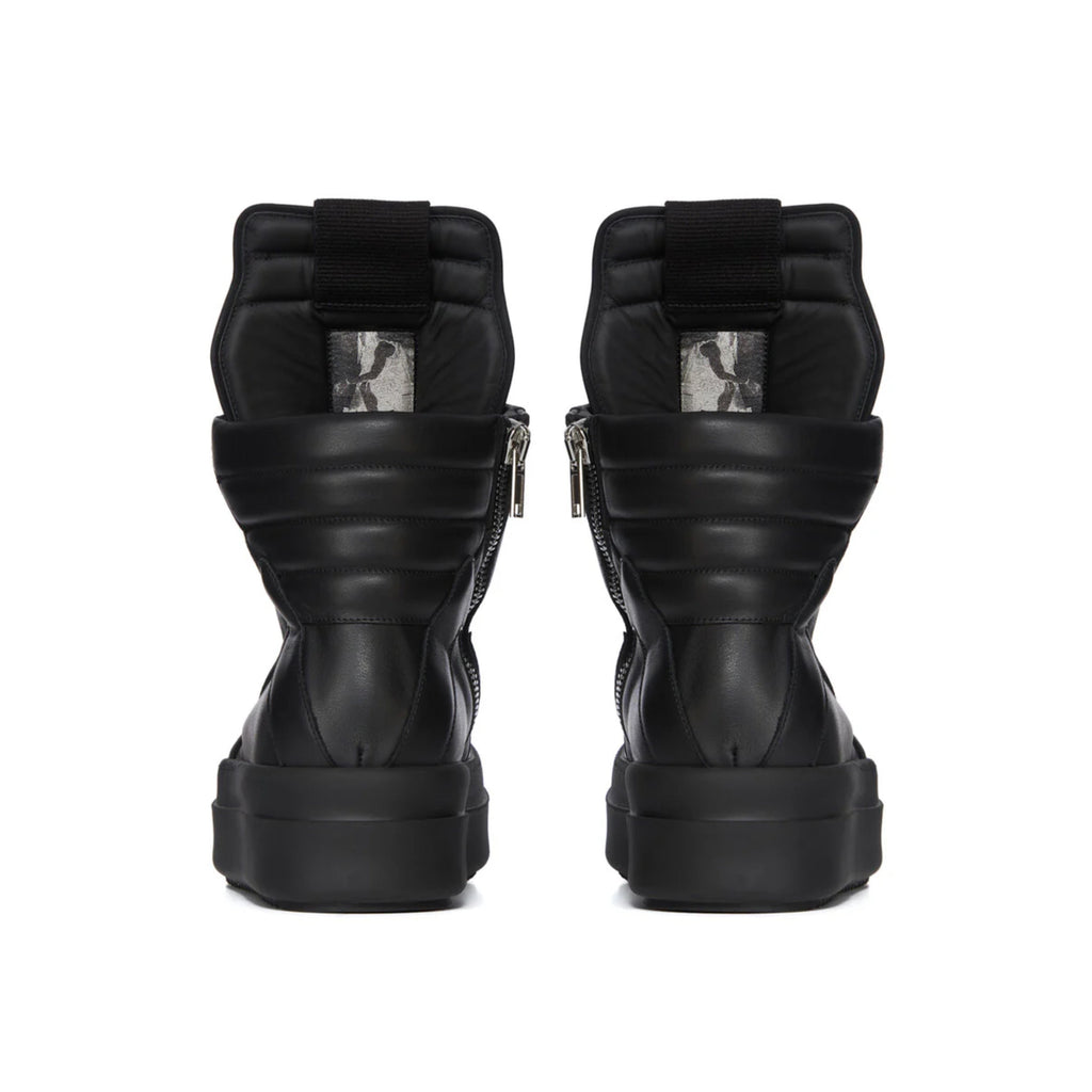 RICK OWENS MEGA BUMPER GEOBASKETS BLACK - PASTFRWRD