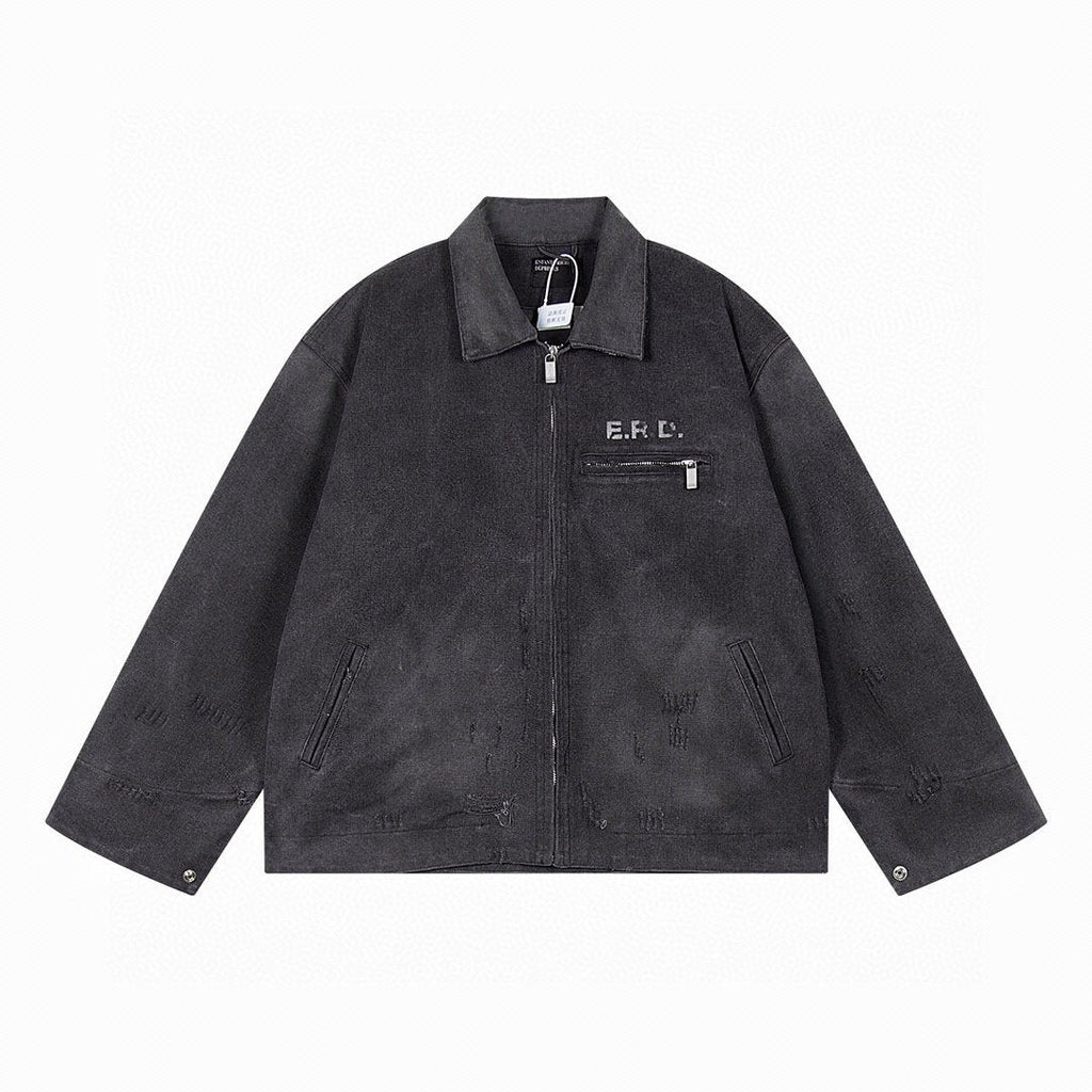 ENFANT RICHES DEPRIMES ITALIAN ROMANCE WASHED DISTRESSED JACKET - PASTFRWRD