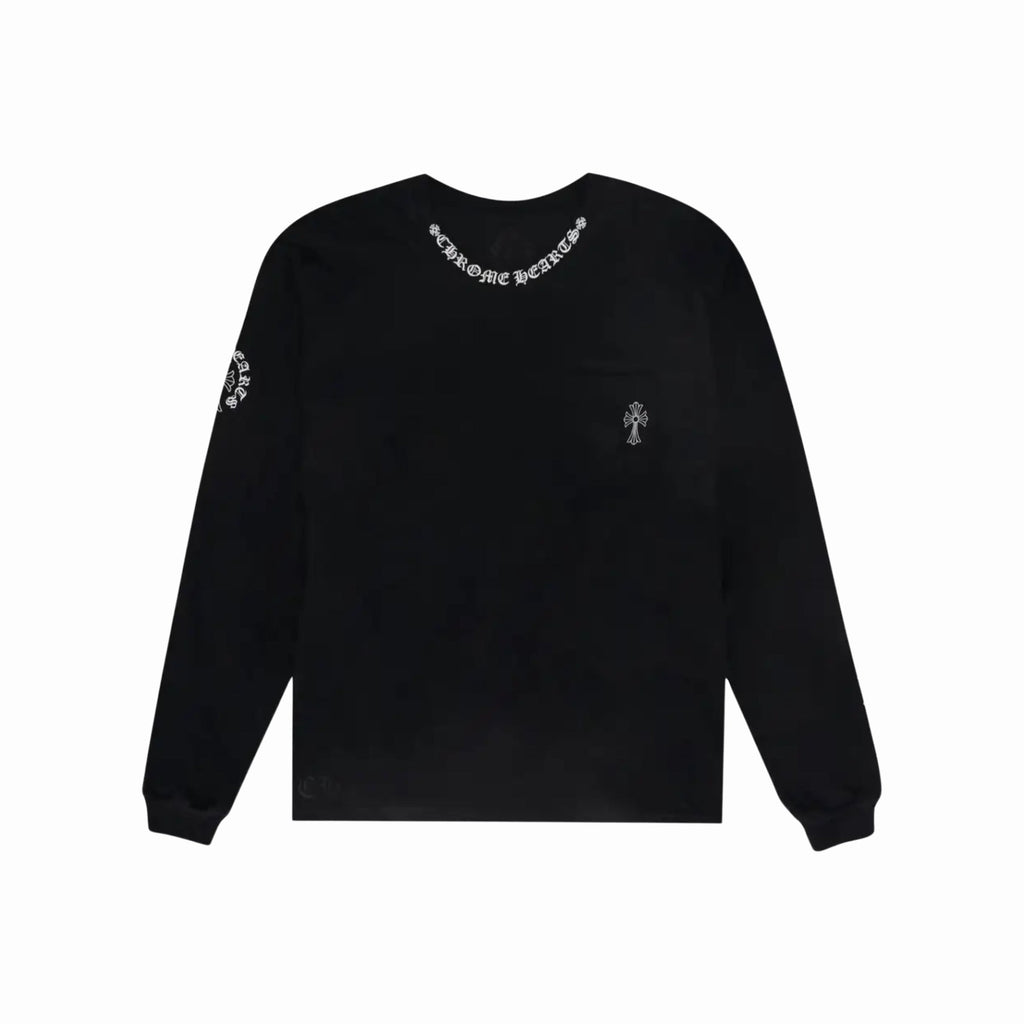 CHROME HEARTS CROSS LOGO L/S T-SHIRT - PASTFRWRD