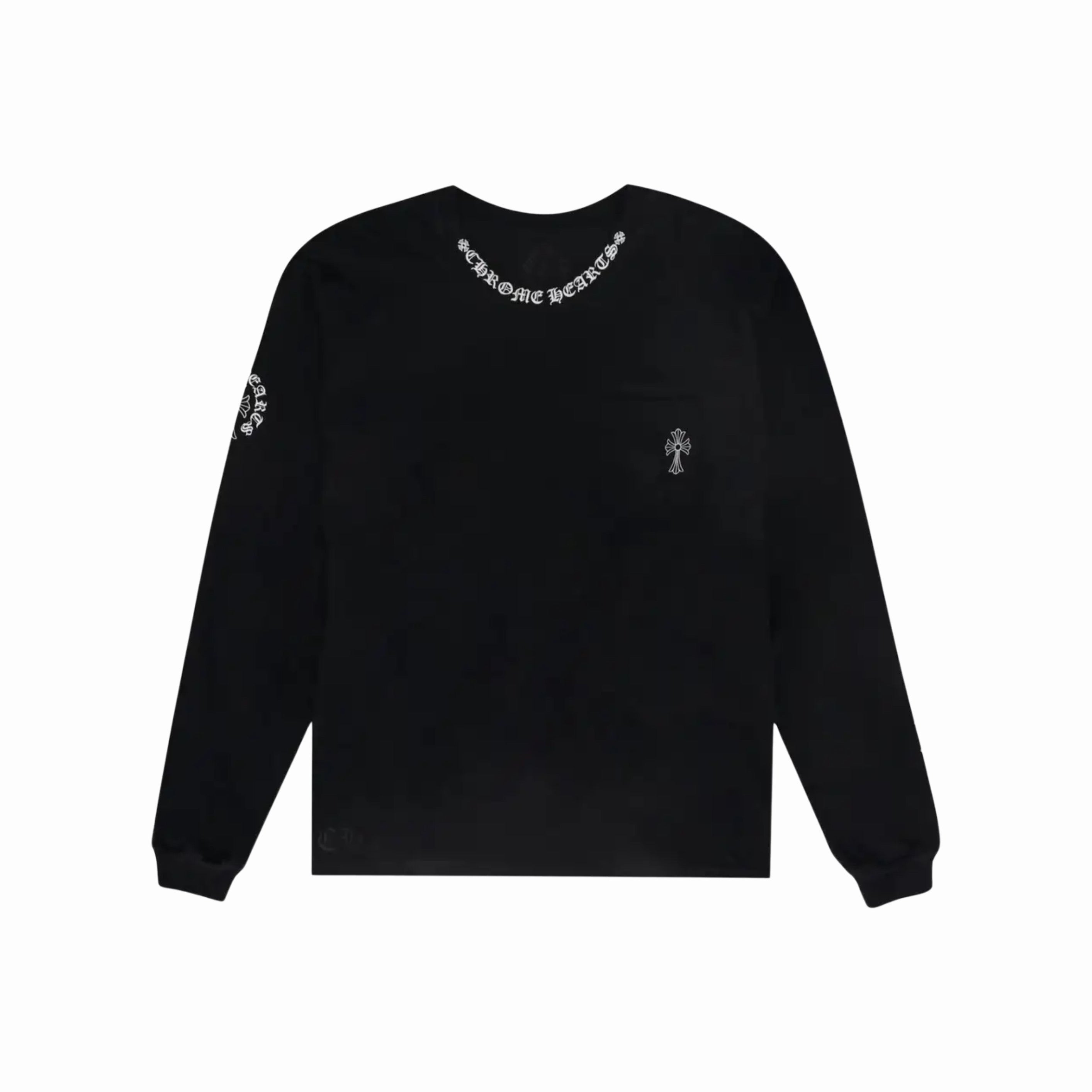 CHROME HEARTS CROSS LOGO L/S T-SHIRT - PASTFRWRD
