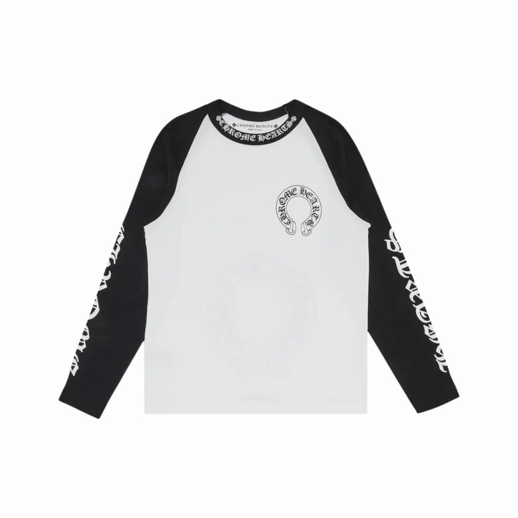 Chrome Hearts Horseshoe Neck Logo L/S T-Shirt - PASTFRWRD