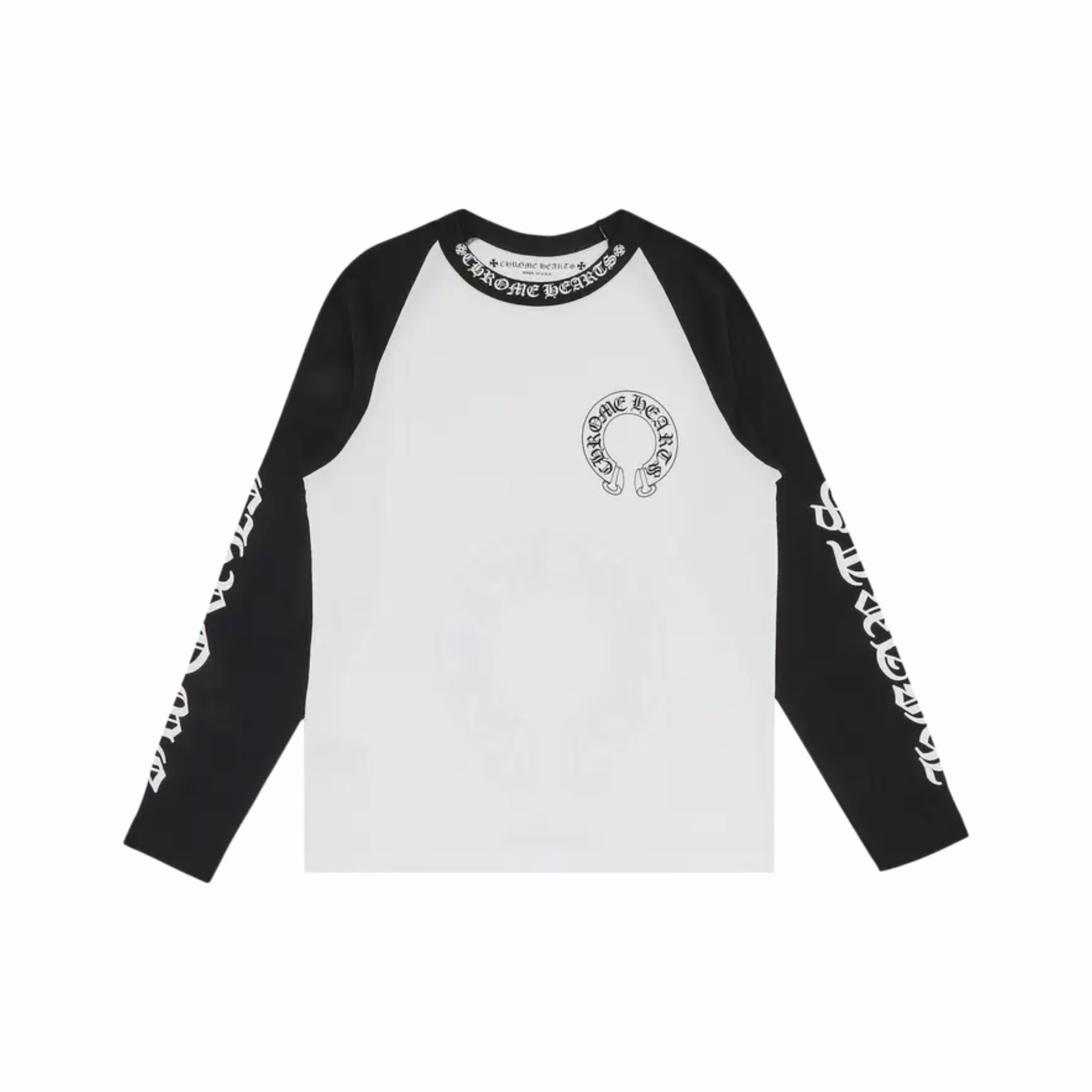 Chrome Hearts Horseshoe Neck Logo L/S T-Shirt - PASTFRWRD