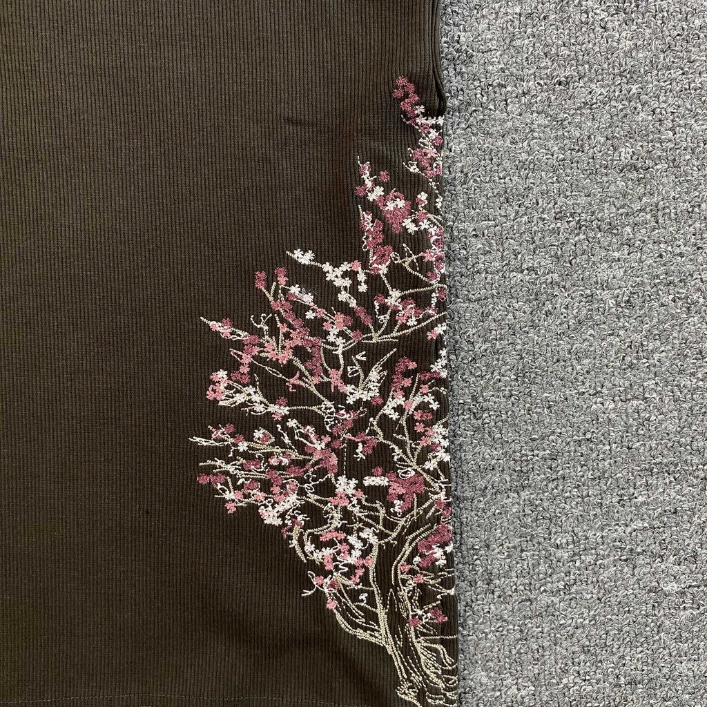 Derschutze "blossom v2" tanktop anthracite - PASTFRWRD
