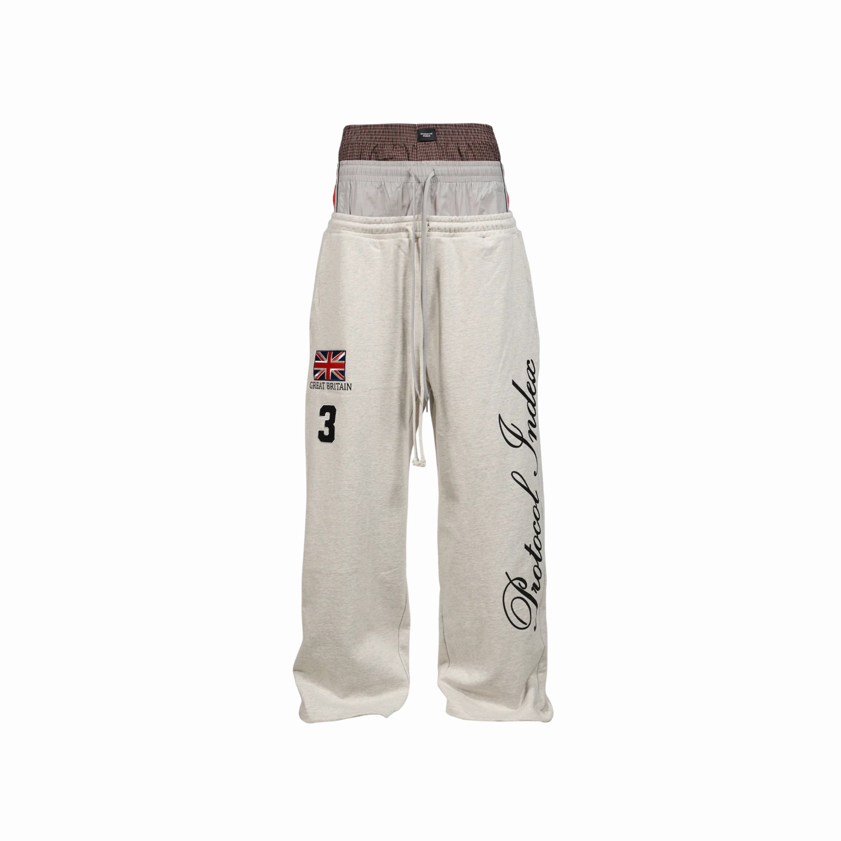 Protocol Index 3 LAYERED SWEAT PANTS - PASTFRWRD