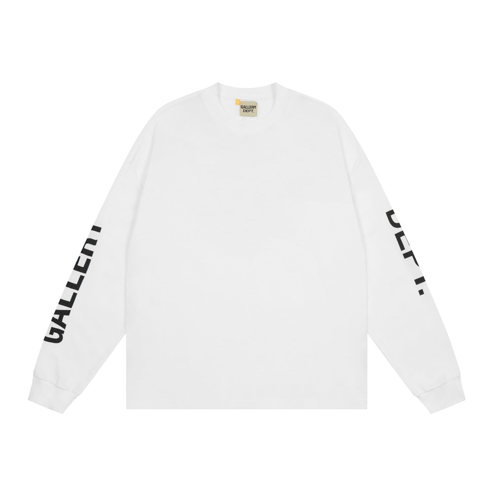 A vintage-inspired thermal knit with a ribbed crewneck and short sleeves in faded wash.