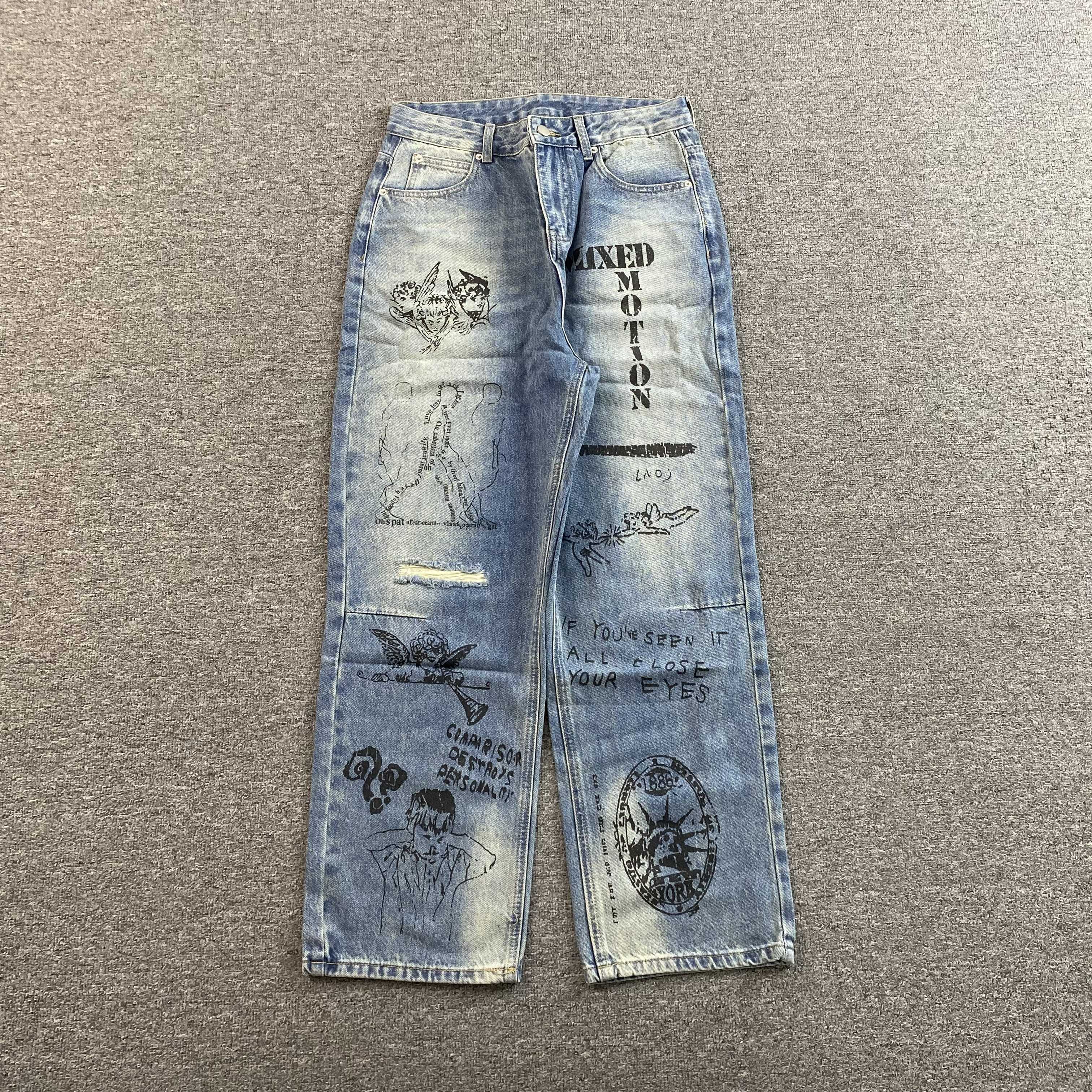 MIXED EMOTIONS CANVAS DENIMS - PASTFRWRD