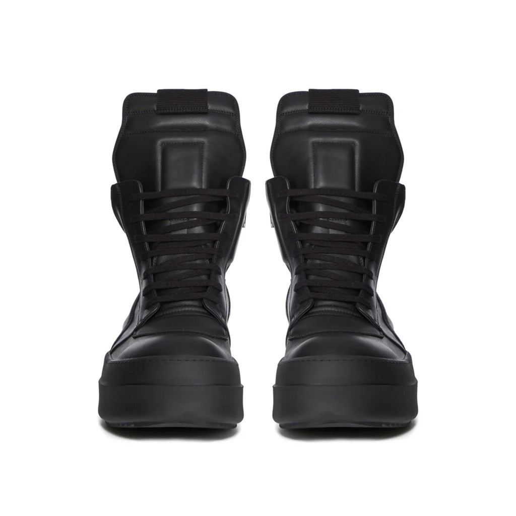 RICK OWENS MEGA BUMPER GEOBASKETS BLACK - PASTFRWRD