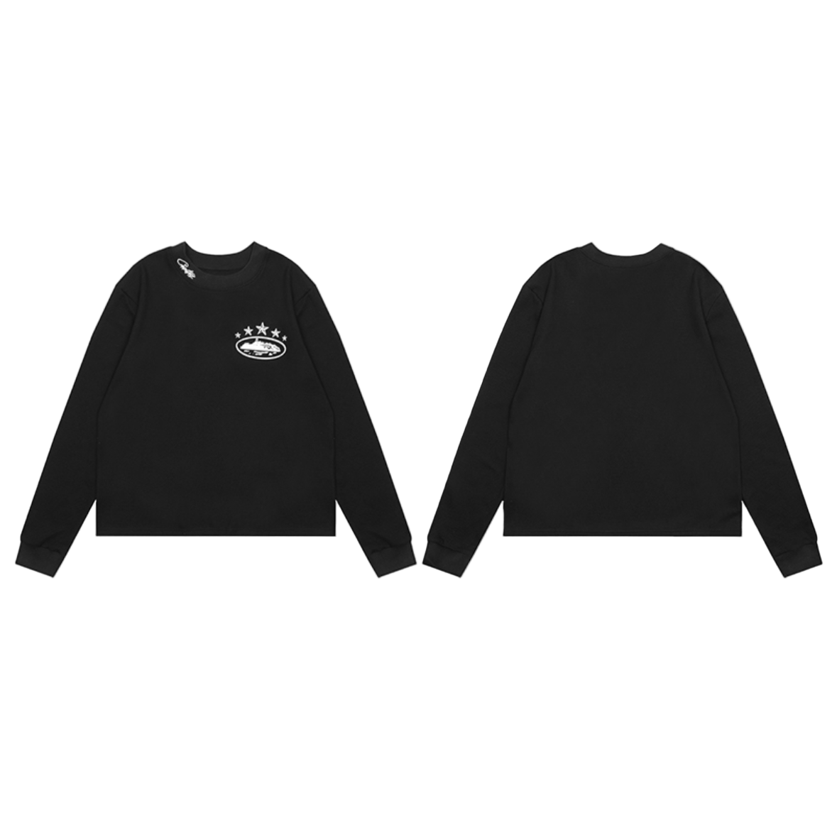 A collection of Corteiz T-shirts in eight colorways, featuring a ribbed crewneck and short sleeves.