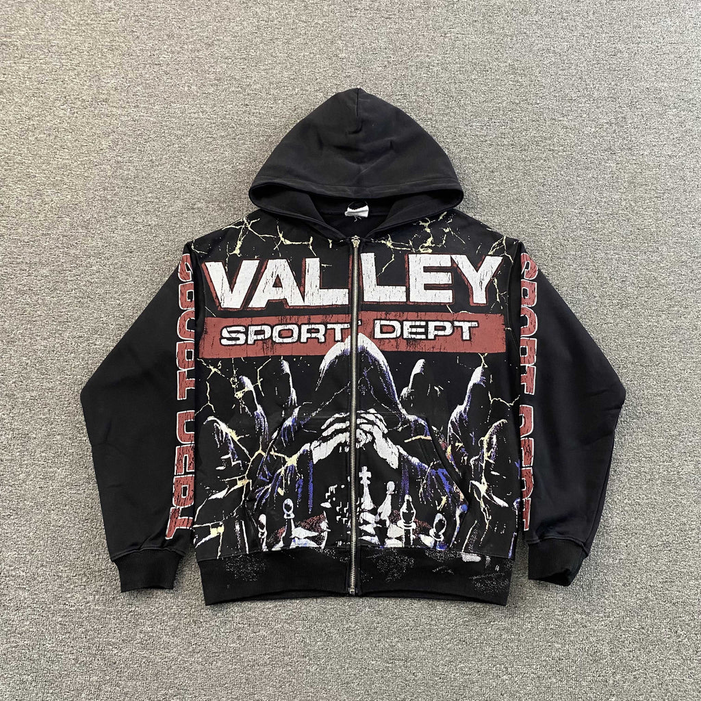 VALE FOREVER VALLEY MASTERMIND ZIP UP HOODIE - PASTFRWRD