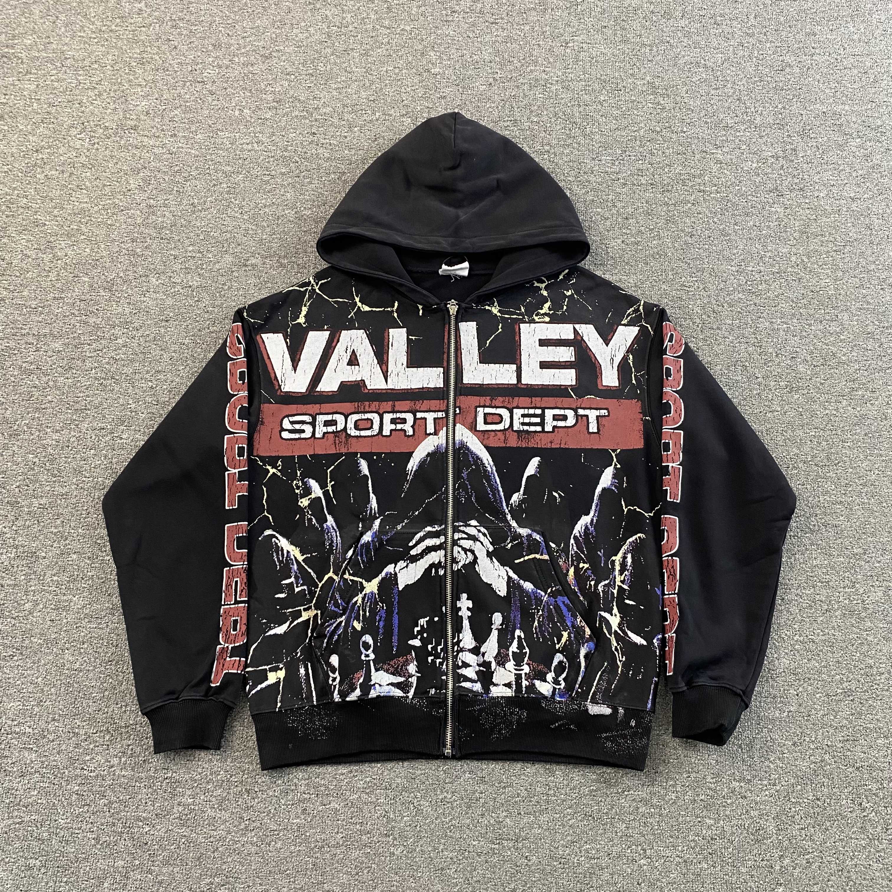 VALE FOREVER VALLEY MASTERMIND ZIP UP HOODIE - PASTFRWRD