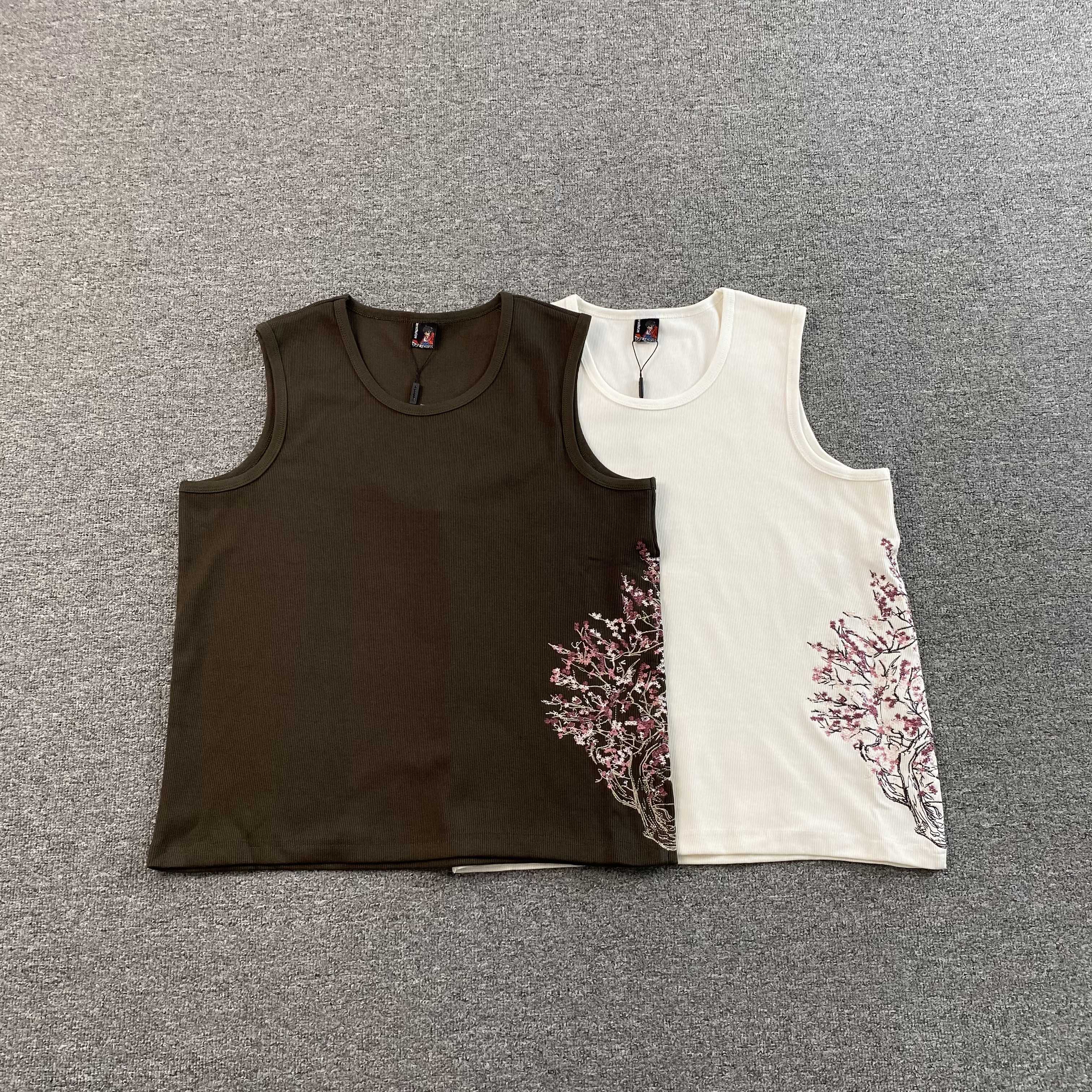 Derschutze "blossom v2" tanktop anthracite - PASTFRWRD