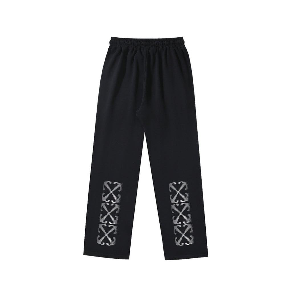 OFF-WHITE CHAIN ARROW STRAIGHT SWEATPANTS - PASTFRWRD