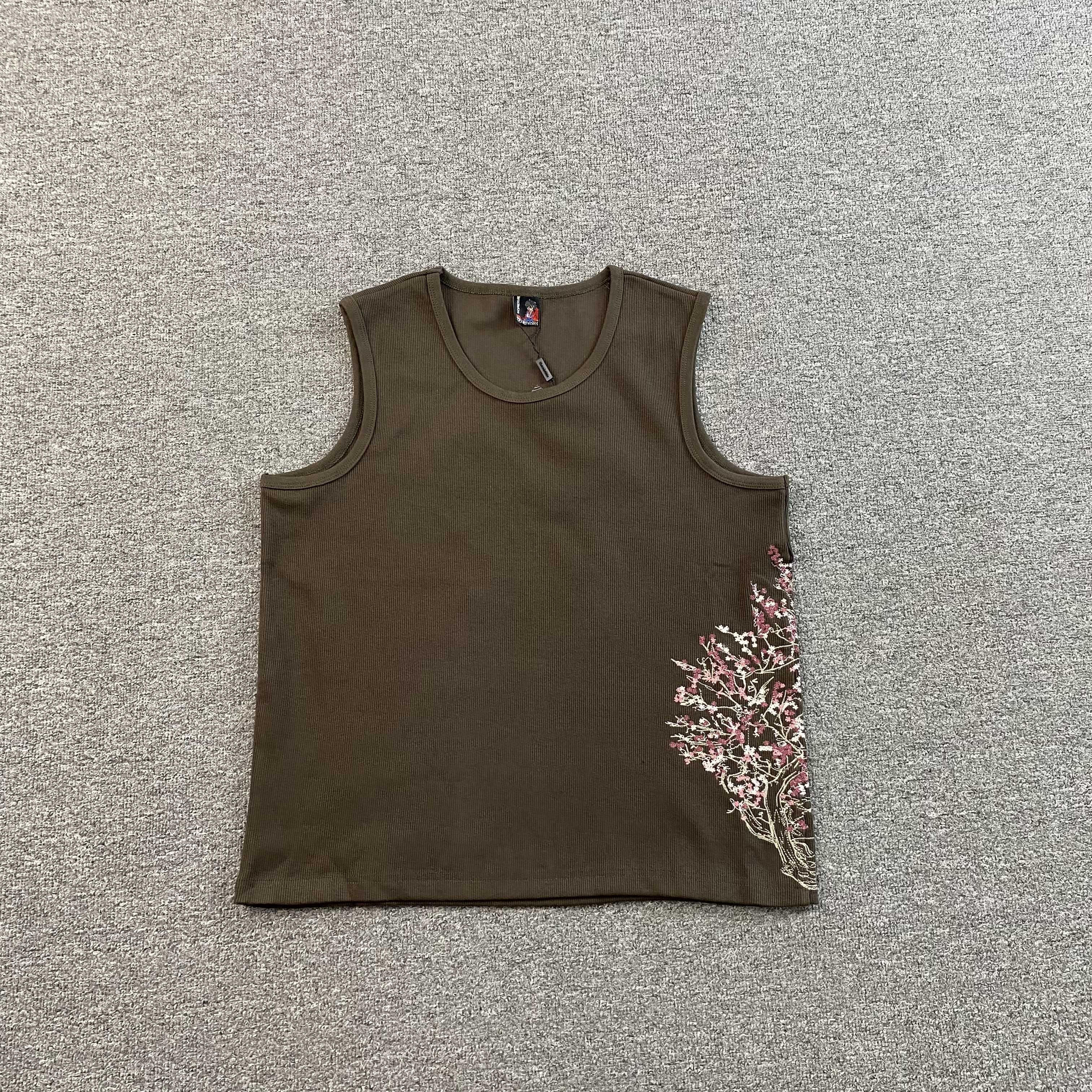 Derschutze "blossom v2" tanktop anthracite - PASTFRWRD