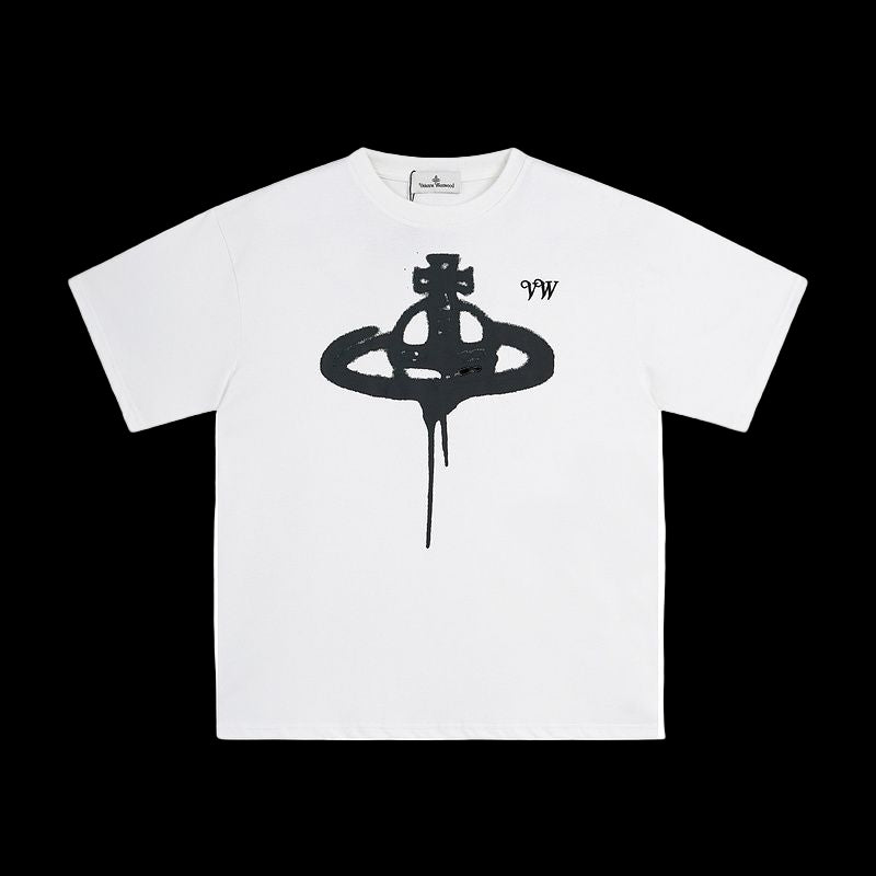 A vintage-inspired Vivienne Westwood T-shirt in heavyweight cotton with a ribbed crewneck.