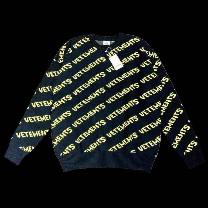 A stylish Vetements sweater made from heavyweight cotton in a relaxed fit.