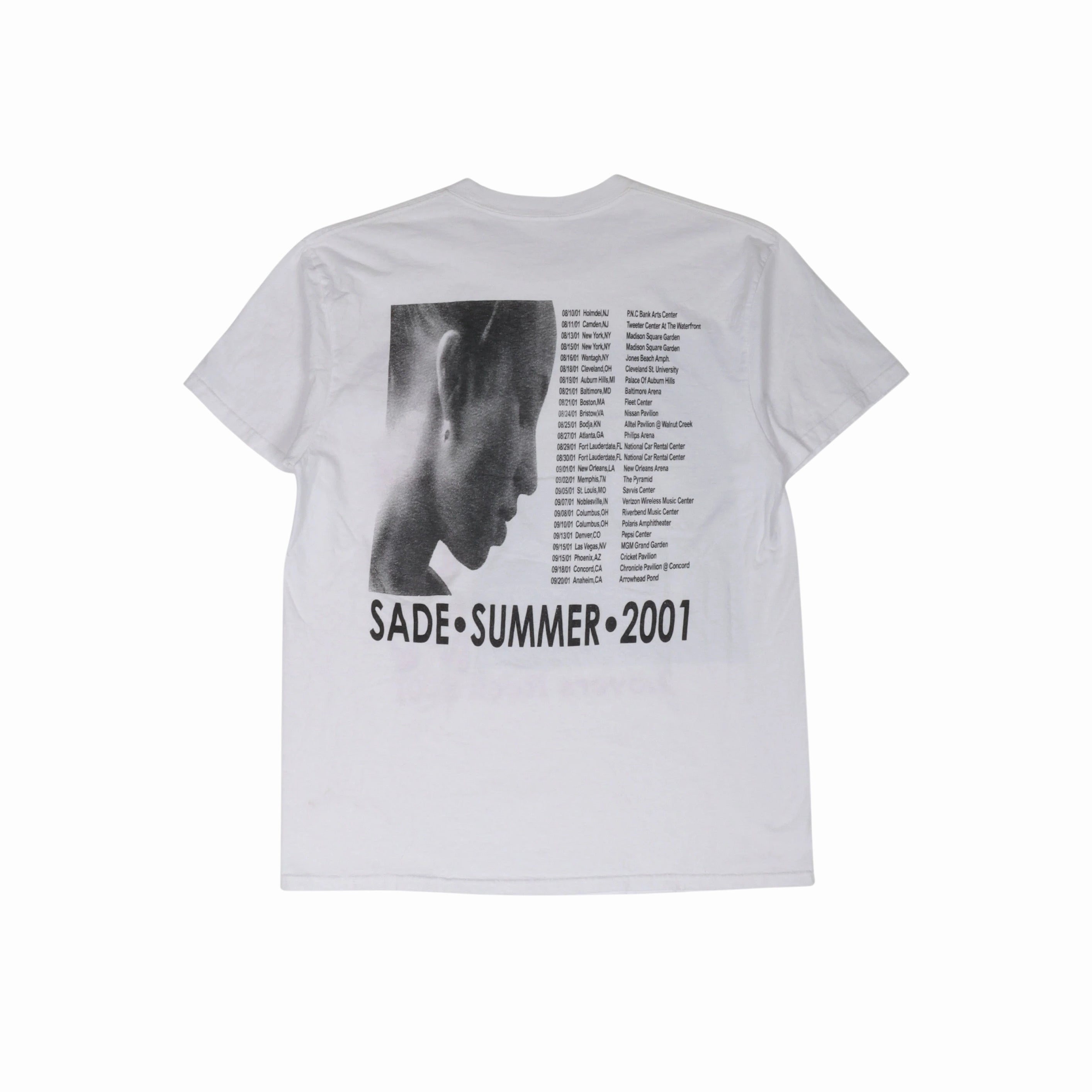 SADE LOVERS ROCK 01' TOUR T-SHIRT - PASTFRWRD