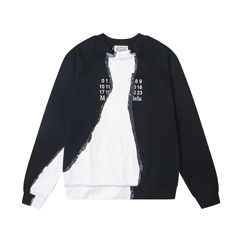 MAISON MARGIELA RIPPED EFFECT SWEATSHIRT - PASTFRWRD