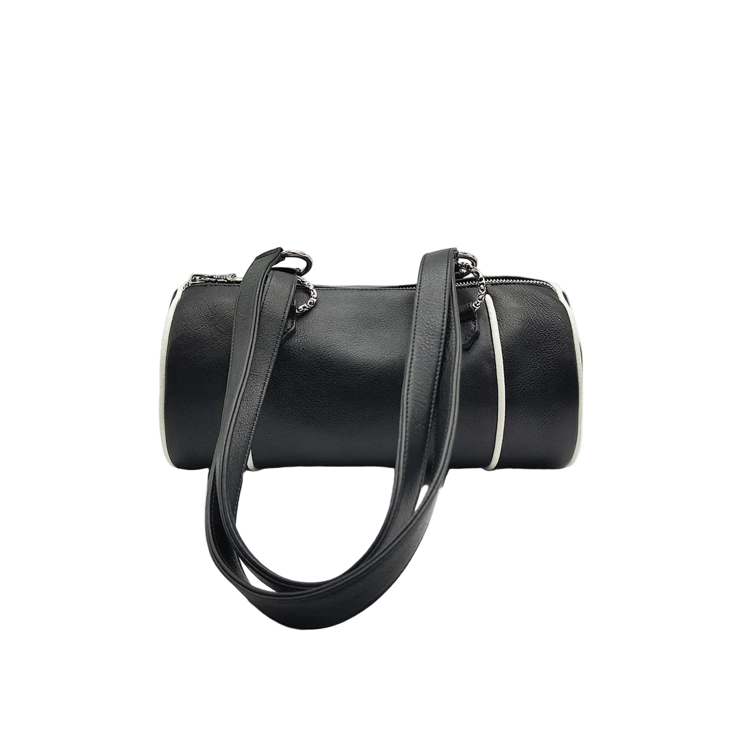 Chrome Hearts
White&Red Cemetery Cross Patch Domino Bag PASTFRWRD