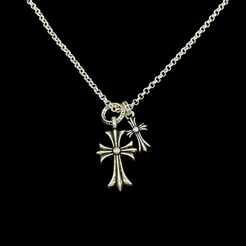 Chrome Hearts Double Pendant Neclace