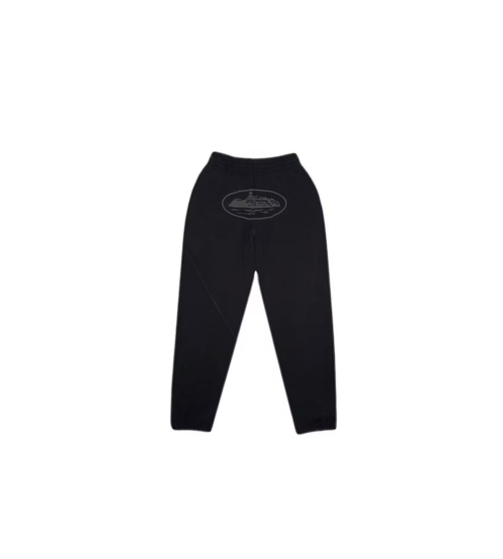 Corteiz OG Alcatraz Tracksuit in heavyweight cotton with faded wash and Rhude Roadway Racing graphics