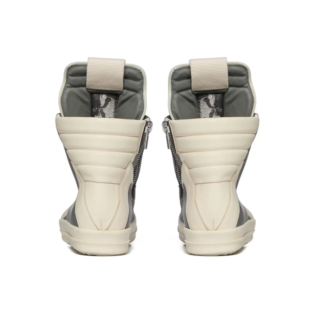 RICK OWENS MEGA BUMPER GEOBASKETS SILVER GREY - PASTFRWRD