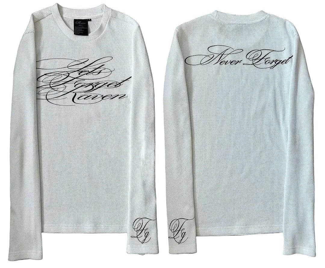 Forget Raven Never Forget Thermal Tee – PASTFRWRD