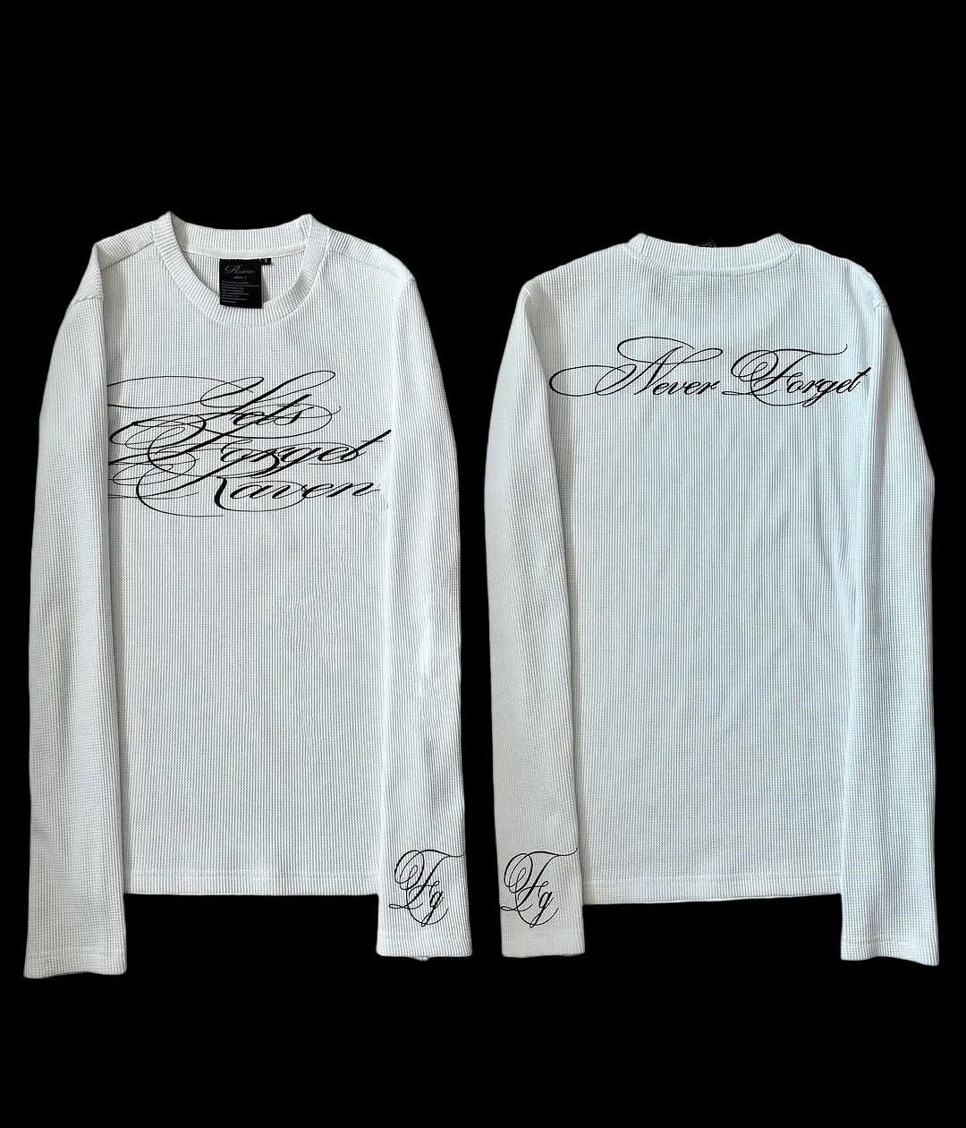 Forget Raven Never Forget Thermal Tee - PASTFRWRD